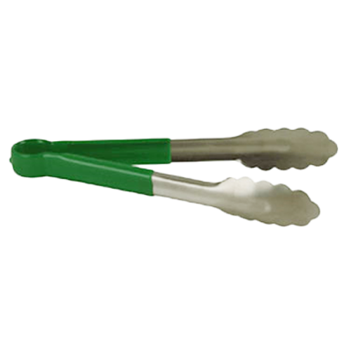12" Utility Tongs, Green