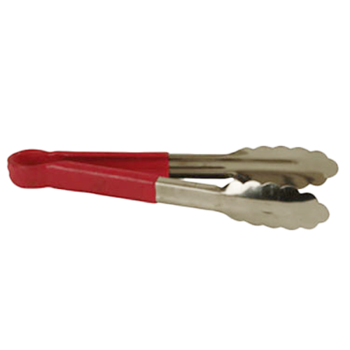 12" Utility Tongs, Red