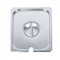 Steam Table Pan Cover, full size, slotted with handle