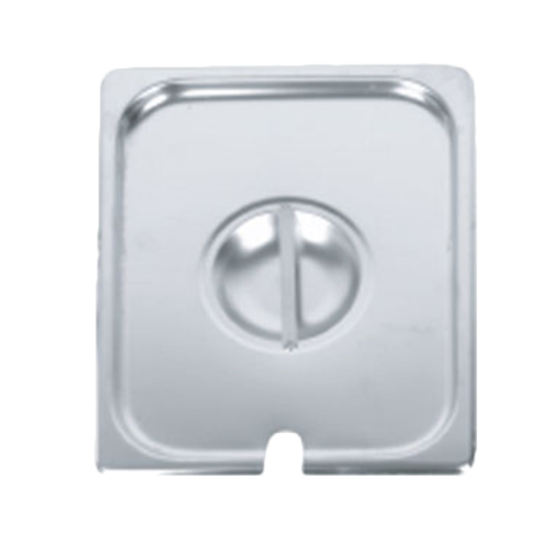 Steam Table Pan Cover, full size, slotted with handle