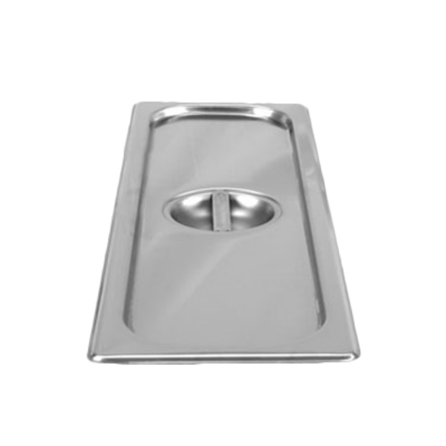 Steam Table Pan Cover, 1/2 size long, solid with handle