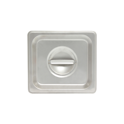 Steam Table Pan Cover, 1/6 size, solid with handle