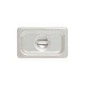 Steam Table Pan Cover, 1/9 size, solid with handle