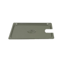 Steam Table Pan Cover, 2/3 size, slotted with handle