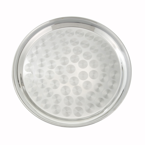 Swirl Service Tray, 12" dia., round