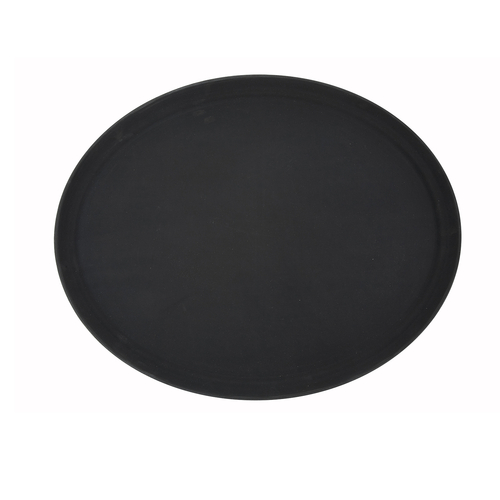 Deluxe Tray, 26" x 22", oval, self-molded non-slip surface