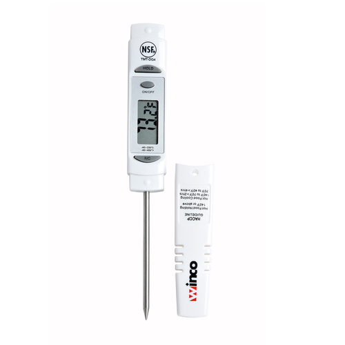 Pocket Thermometer, digital, temperature range -40 to 450°F (-40 to 230°C), 1-1/4" LCD face