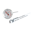 Pocket Thermometer, temperature range 0° to 220° F, 1" dia. dial face, with case &amp; clip
