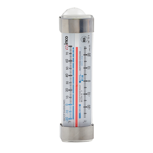 Refrigerator/Freezer Thermometer, tube style, temperature range -20° to 80°F