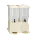 Slimline Twin Beverage Dispenser, White