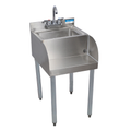 BK Resources UB4-21-1410BSS-P-G Blender Station, with dump sink, 18"W x 21-1/4"D