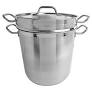 Thunder Group SLDB4020 Double Boiler, 3-piece set, 20 qt