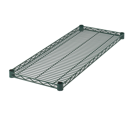 Wire Shelving 48" x 18", includes (4) sleeve clips per shelf