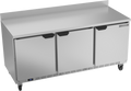 Beverage-Air Worktop Refrigerator, 3 section
